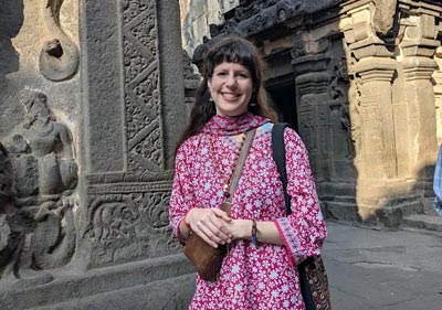 Angelina Gomez in Shirdi
