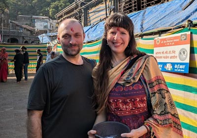 Angelina Gomez Shirdi tour photo