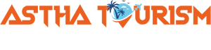 Astha Tourism White logo